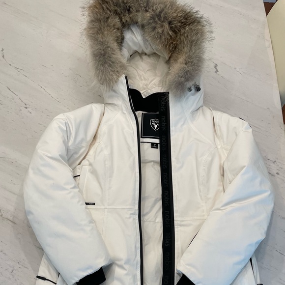 Nobis Scout Ladies Parka - White, Size Large - Picture 3 of 4